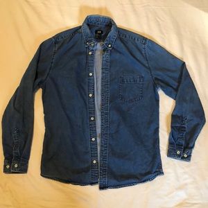 H&M denim shirt size medium